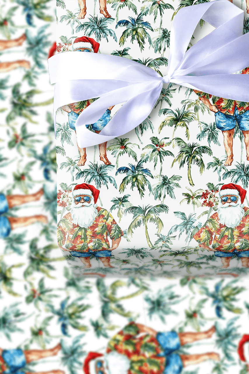 Sandy Clause - Wrapping Paper - Aspen & Arlo
