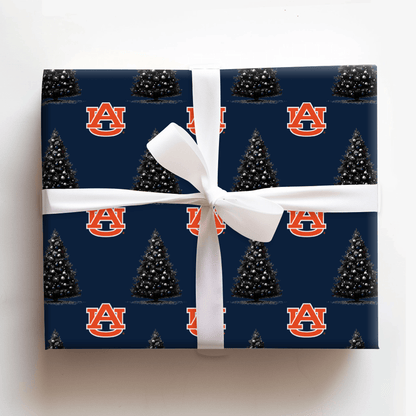 Blue & Orange Spruce - Wrapping Paper - Aspen & Arlo