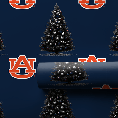 Blue & Orange Spruce - Wrapping Paper - Aspen & Arlo