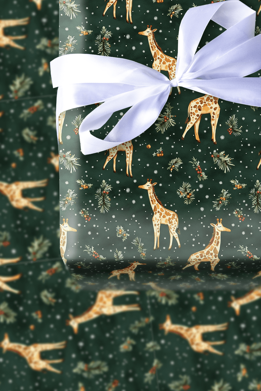 Safari Christmas - Wrapping Paper - Aspen & Arlo