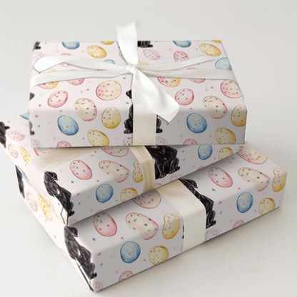 Easter Eggs with the Black Lab - Wrapping Paper - Aspen & Arlo