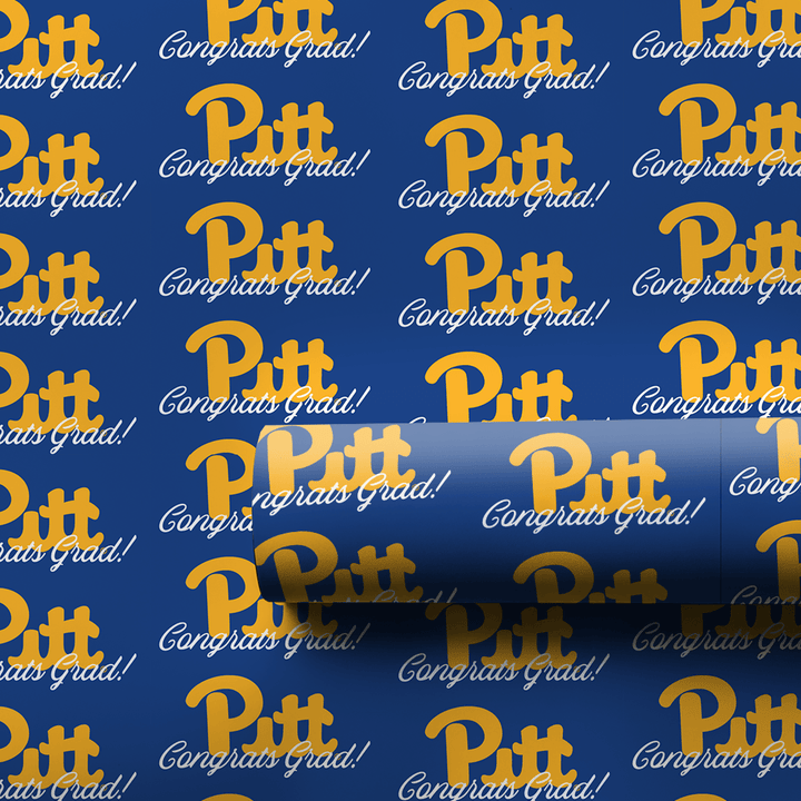 Congrats Pitt Grad - Wrapping Paper - Aspen & Arlo