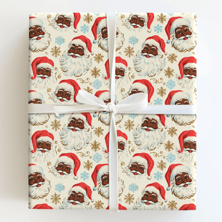 Santa's Golden Wonderland - Wrapping Paper - Aspen & Arlo
