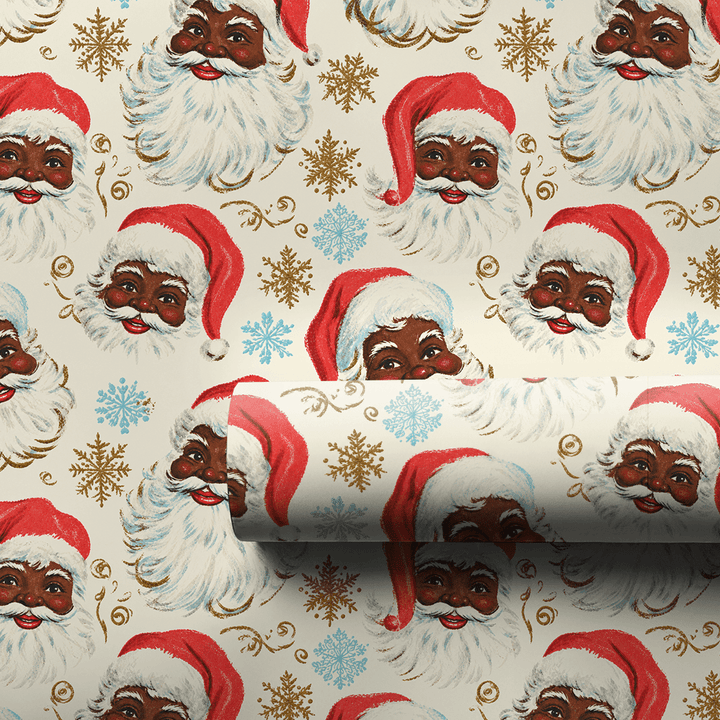 Santa's Golden Wonderland - Wrapping Paper - Aspen & Arlo