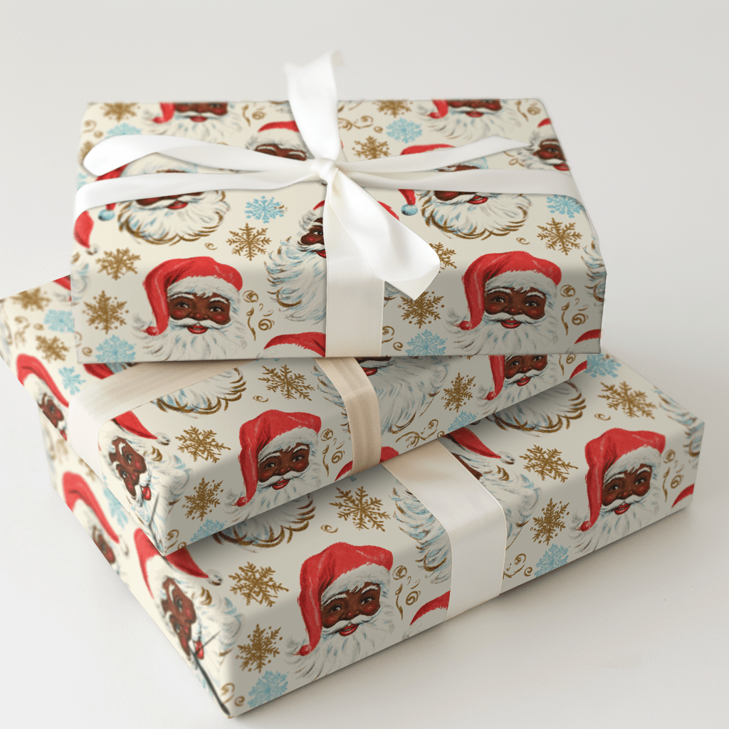 Santa's Golden Wonderland - Wrapping Paper - Aspen & Arlo