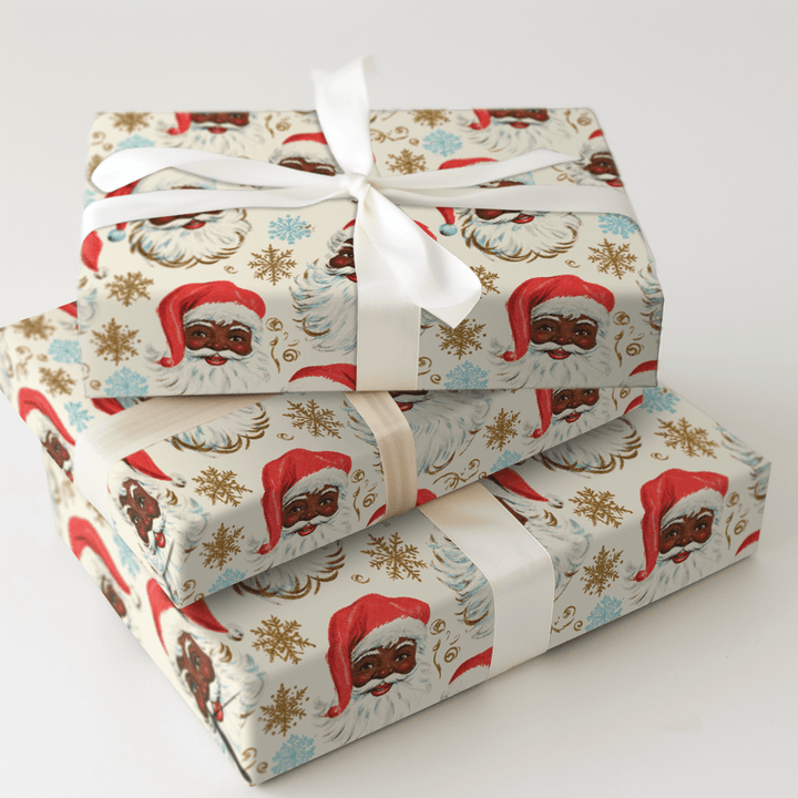 Santa's Golden Wonderland - Wrapping Paper - Aspen & Arlo