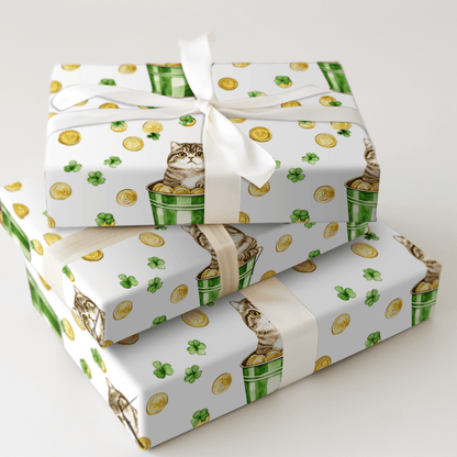 Golden with the Scottish Fold - Wrapping Paper - Aspen & Arlo