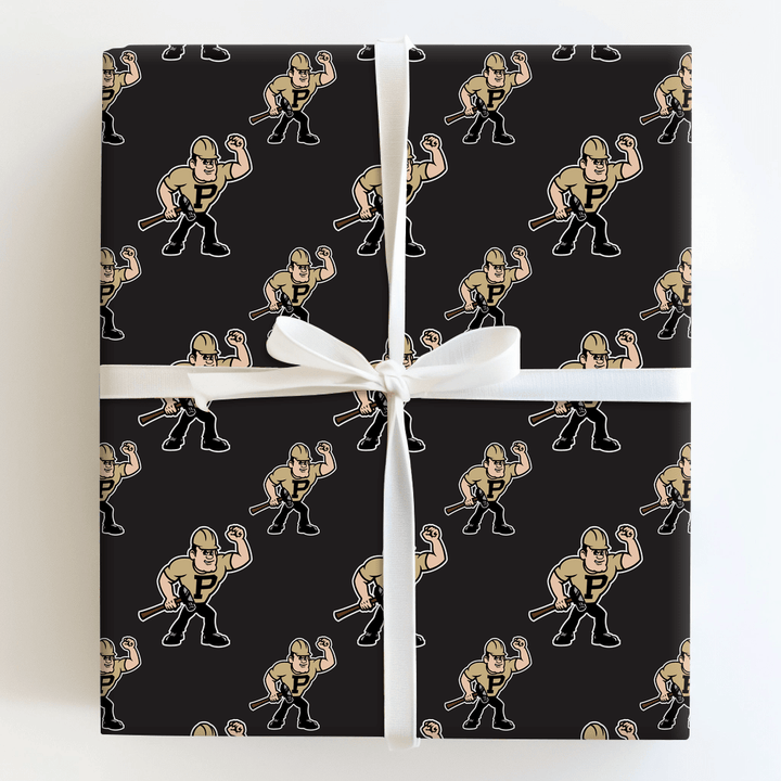 Purdue Pete Blackout - Wrapping Paper - Aspen & Arlo