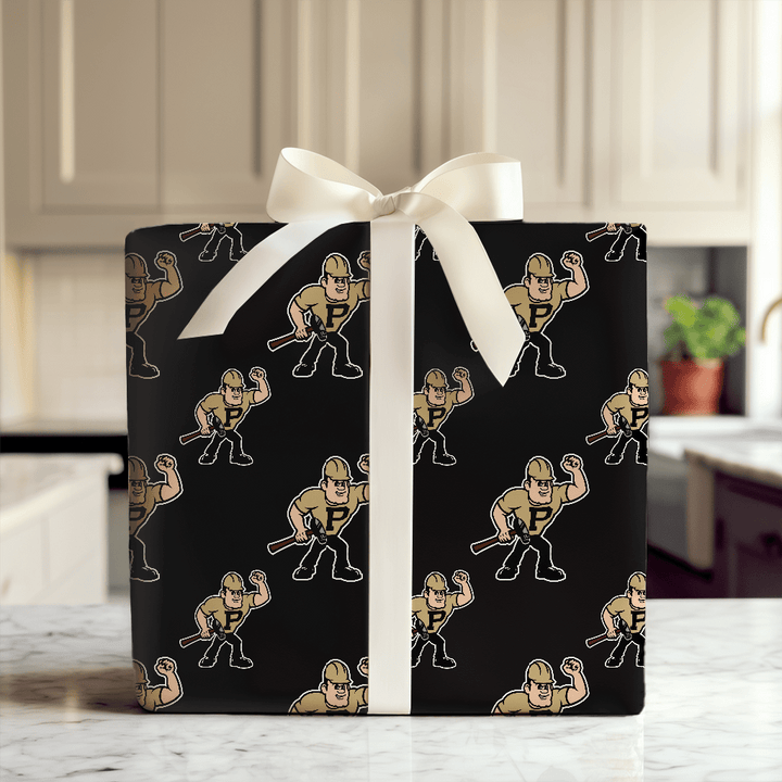 Purdue Pete Blackout - Wrapping Paper - Aspen & Arlo