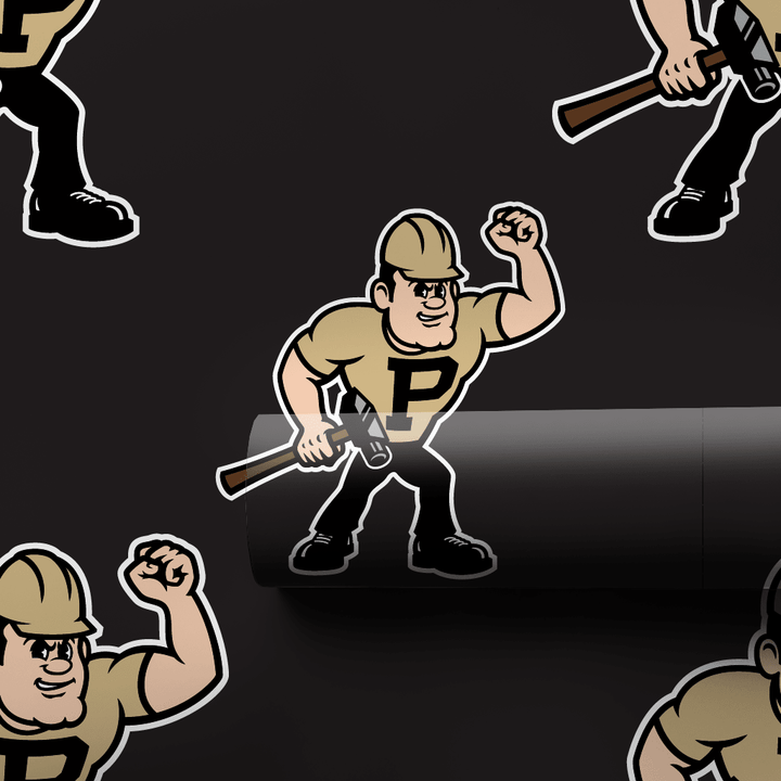 Purdue Pete Blackout - Wrapping Paper - Aspen & Arlo
