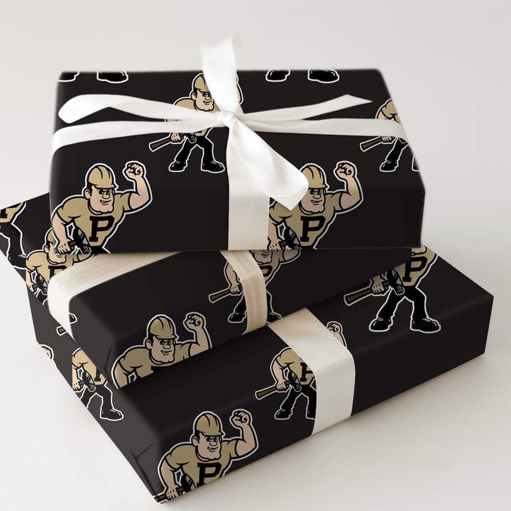 Purdue Pete Blackout - Wrapping Paper - Aspen & Arlo