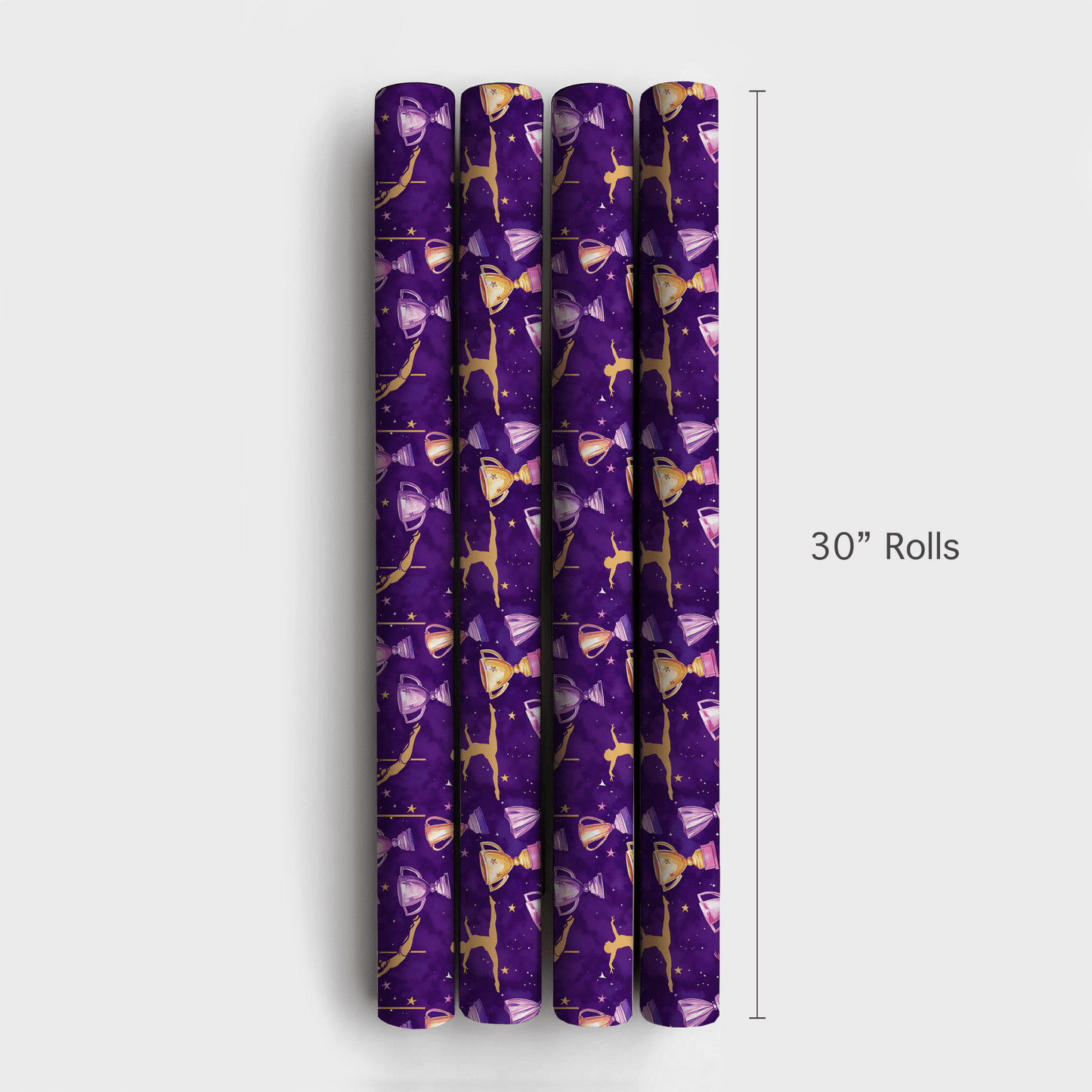 Plum Leap and Swing - Wrapping Paper - Aspen & Arlo