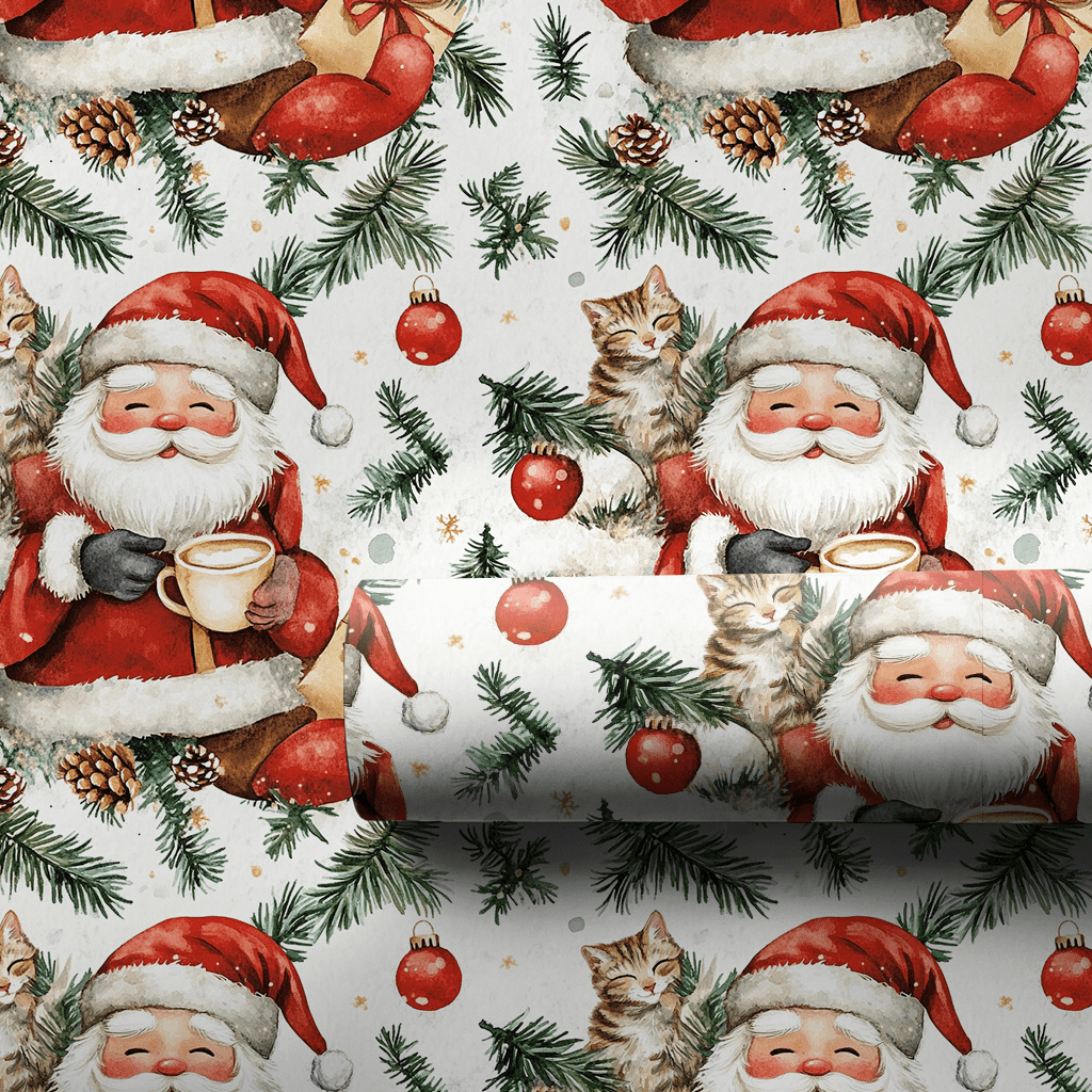 Purrfect Brew - Wrapping Paper - Aspen & Arlo