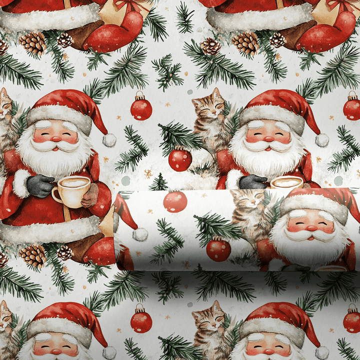 Purrfect Brew - Wrapping Paper - Aspen & Arlo