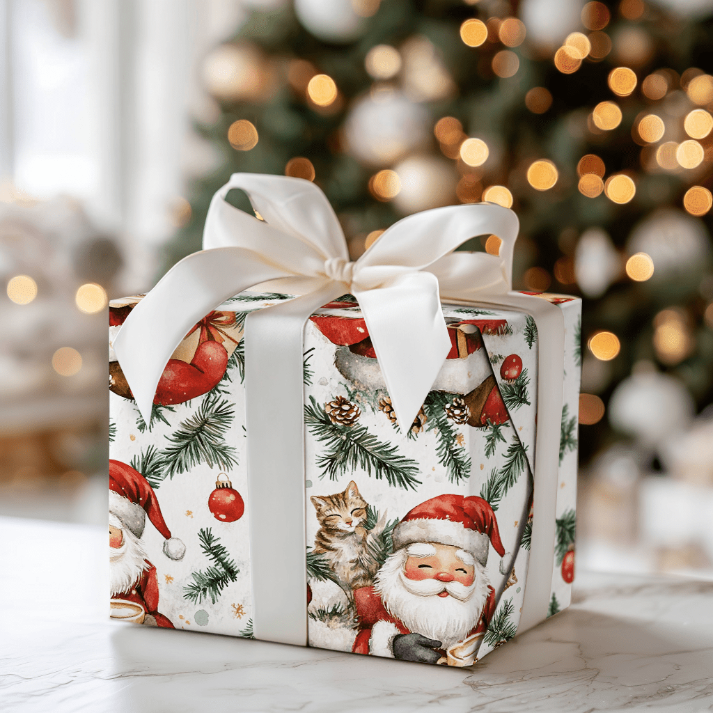 Purrfect Brew - Wrapping Paper - Aspen & Arlo