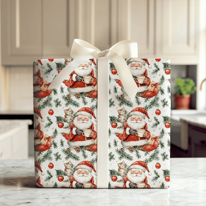 Purrfect Brew - Wrapping Paper - Aspen & Arlo