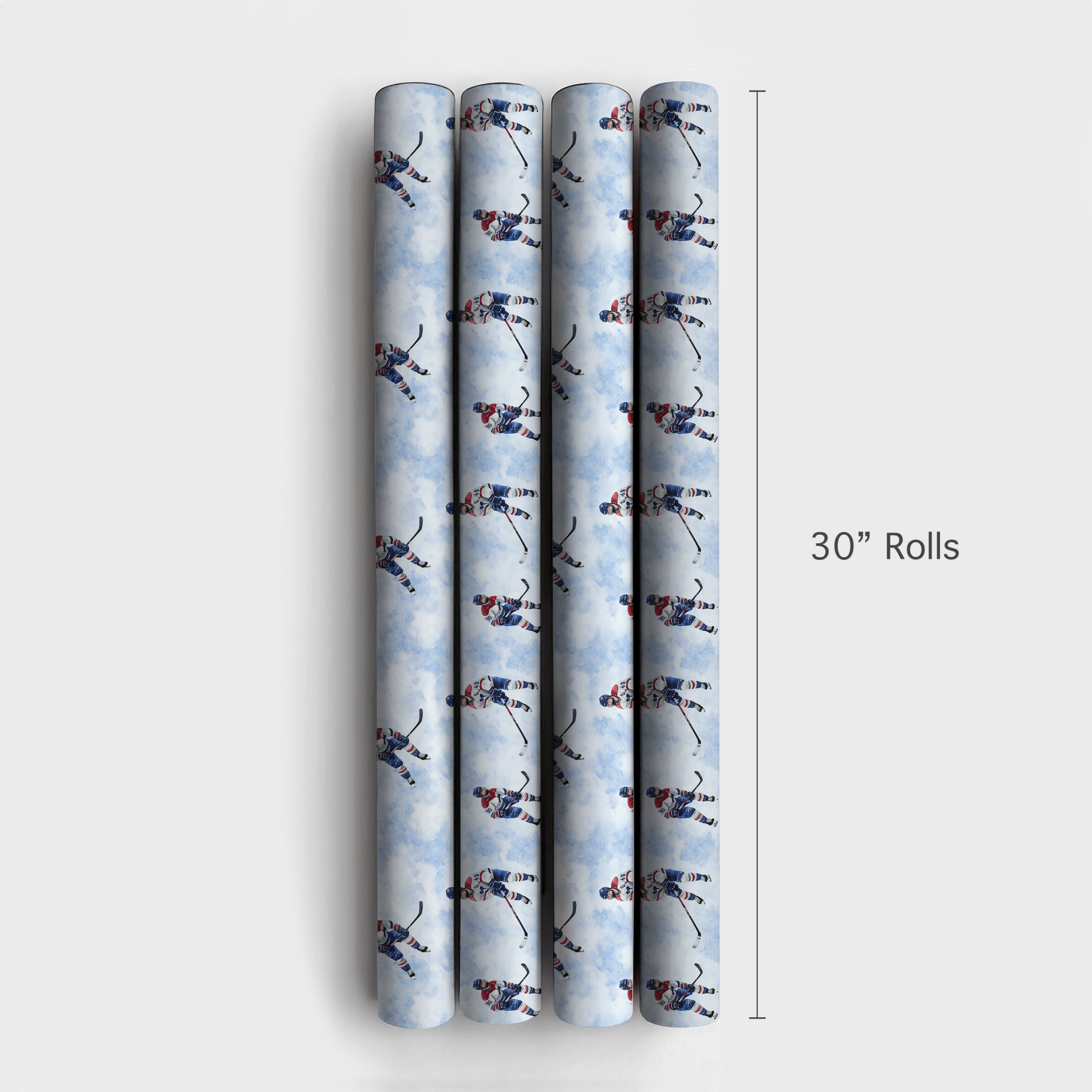 Frozen Faceoff - Wrapping Paper - Aspen & Arlo