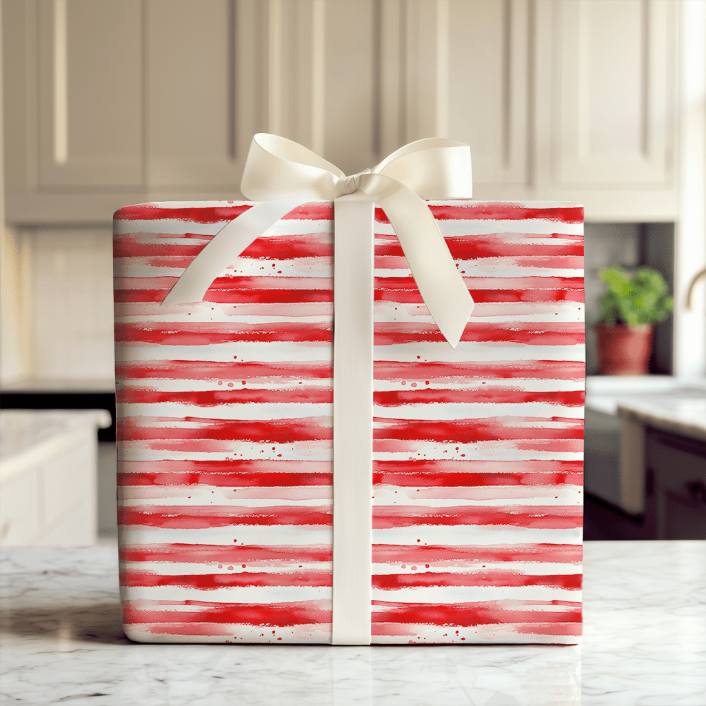 Red Flag - Wrapping Paper - Aspen & Arlo