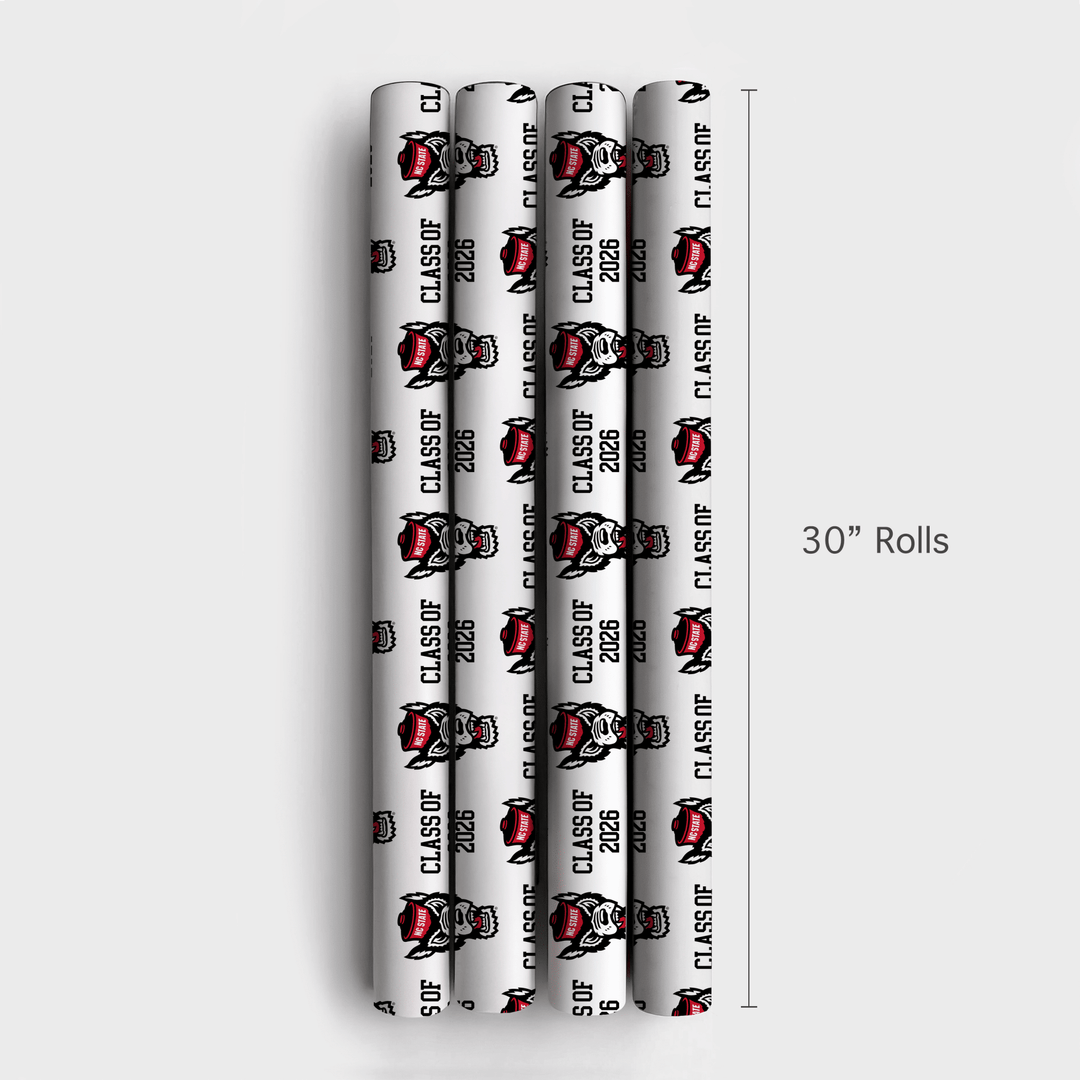 NC State Class of 2026 - Wrapping Paper - Aspen & Arlo