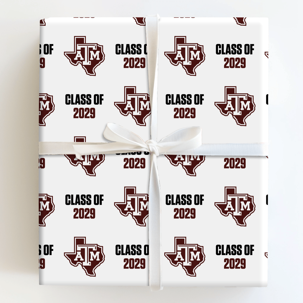 Class of 2029 A&M - Wrapping Paper - Aspen & Arlo