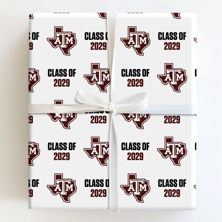 Class of 2029 A&M - Wrapping Paper - Aspen & Arlo