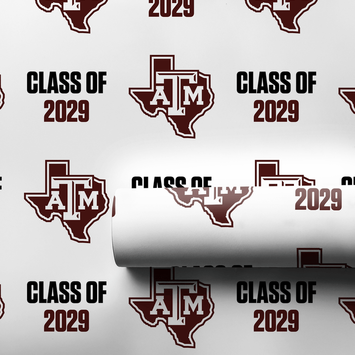 Class of 2029 A&M - Wrapping Paper - Aspen & Arlo