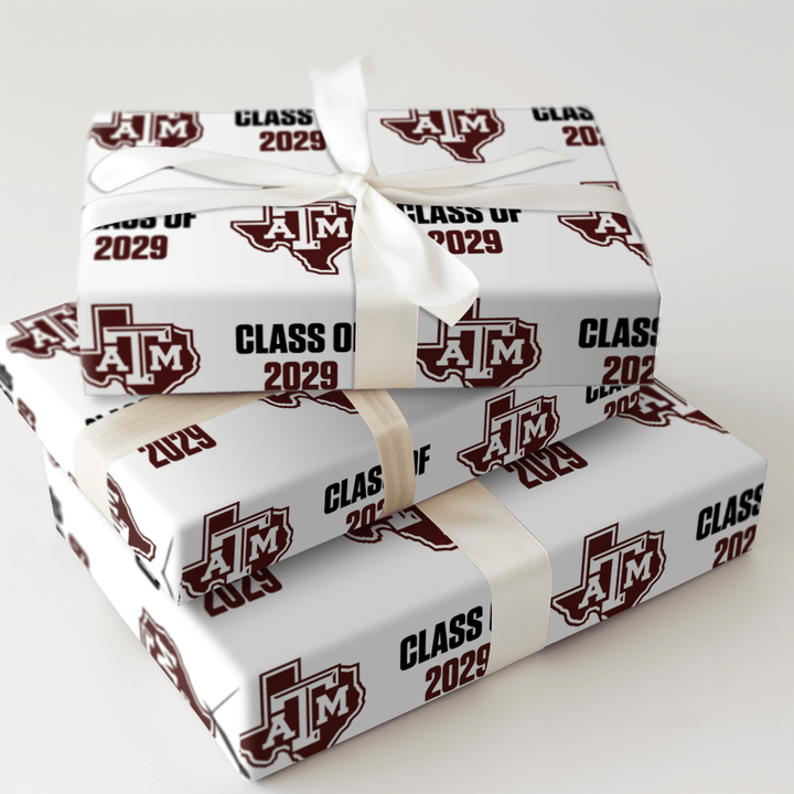 Class of 2029 A&M - Wrapping Paper - Aspen & Arlo