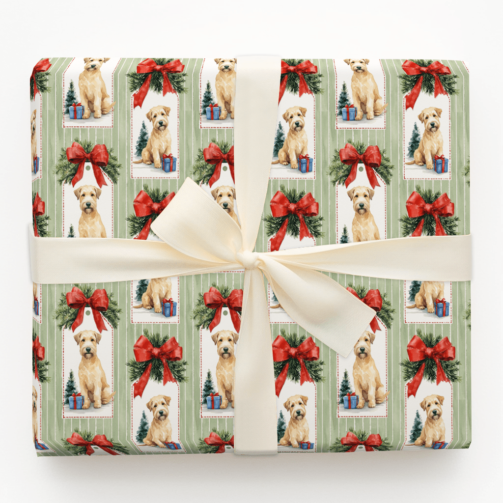 Wheaten Christmas Tags - Wrapping Paper - Aspen & Arlo