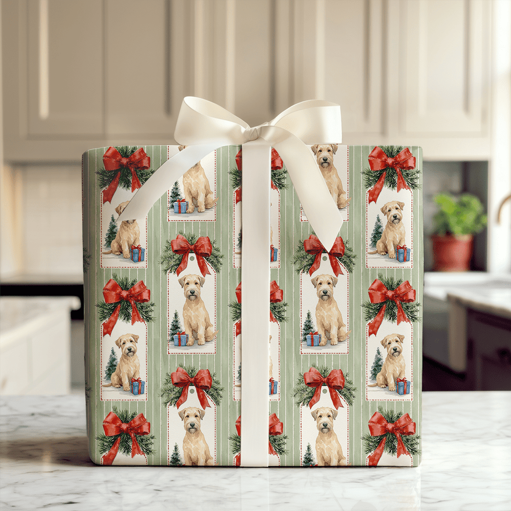 Wheaten Christmas Tags - Wrapping Paper - Aspen & Arlo