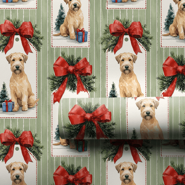 Wheaten Christmas Tags - Wrapping Paper - Aspen & Arlo