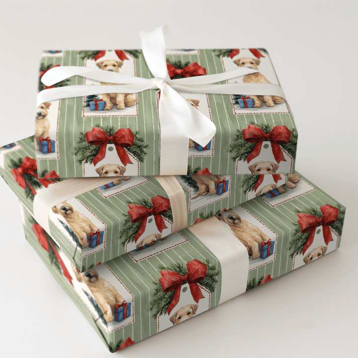 Wheaten Christmas Tags - Wrapping Paper - Aspen & Arlo