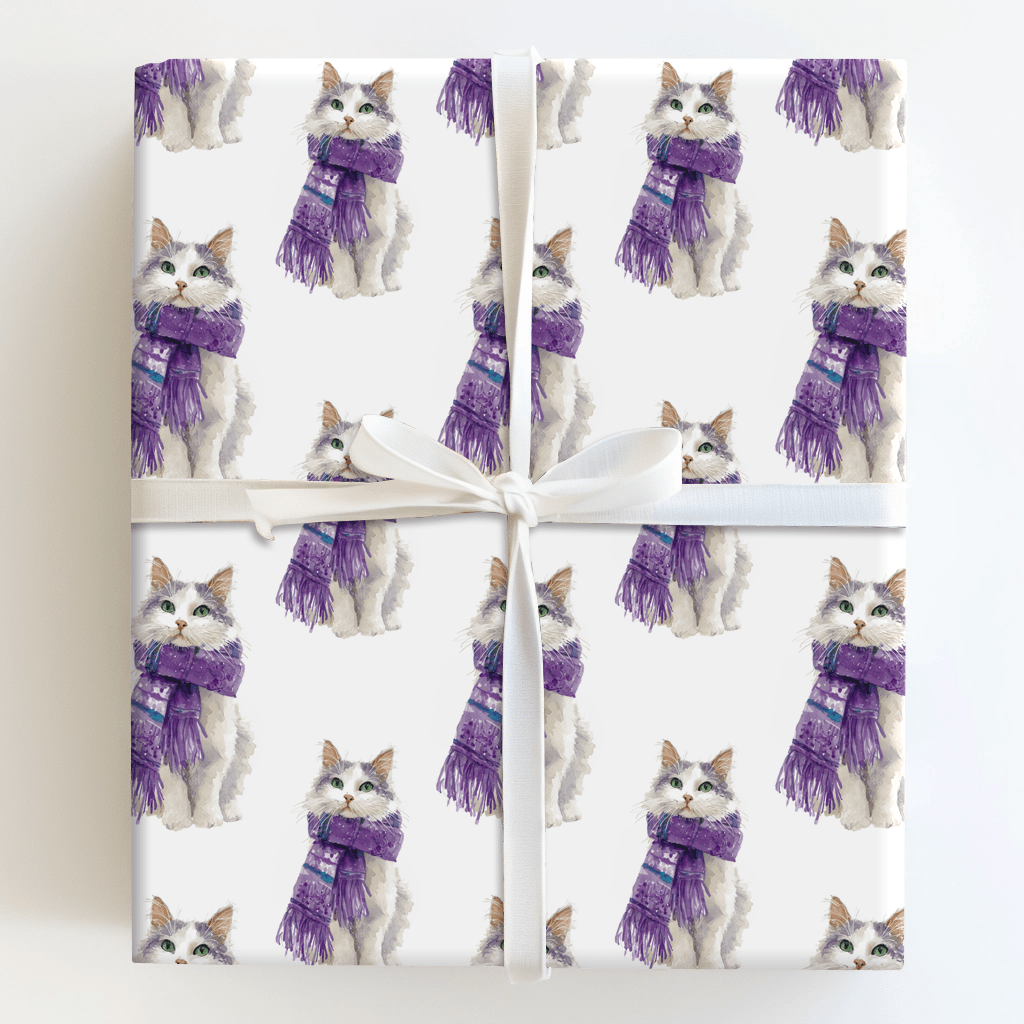 Wrapped Cat - Wrapping Paper - Aspen & Arlo