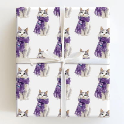 Wrapped Cat - Wrapping Paper - Aspen & Arlo