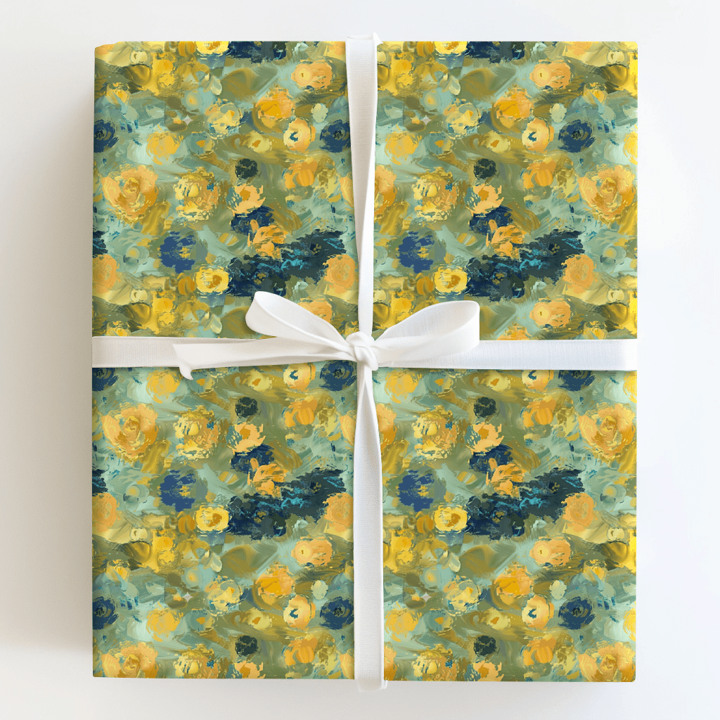 Mona Mosaic Yellow - Wrapping Paper - Aspen & Arlo