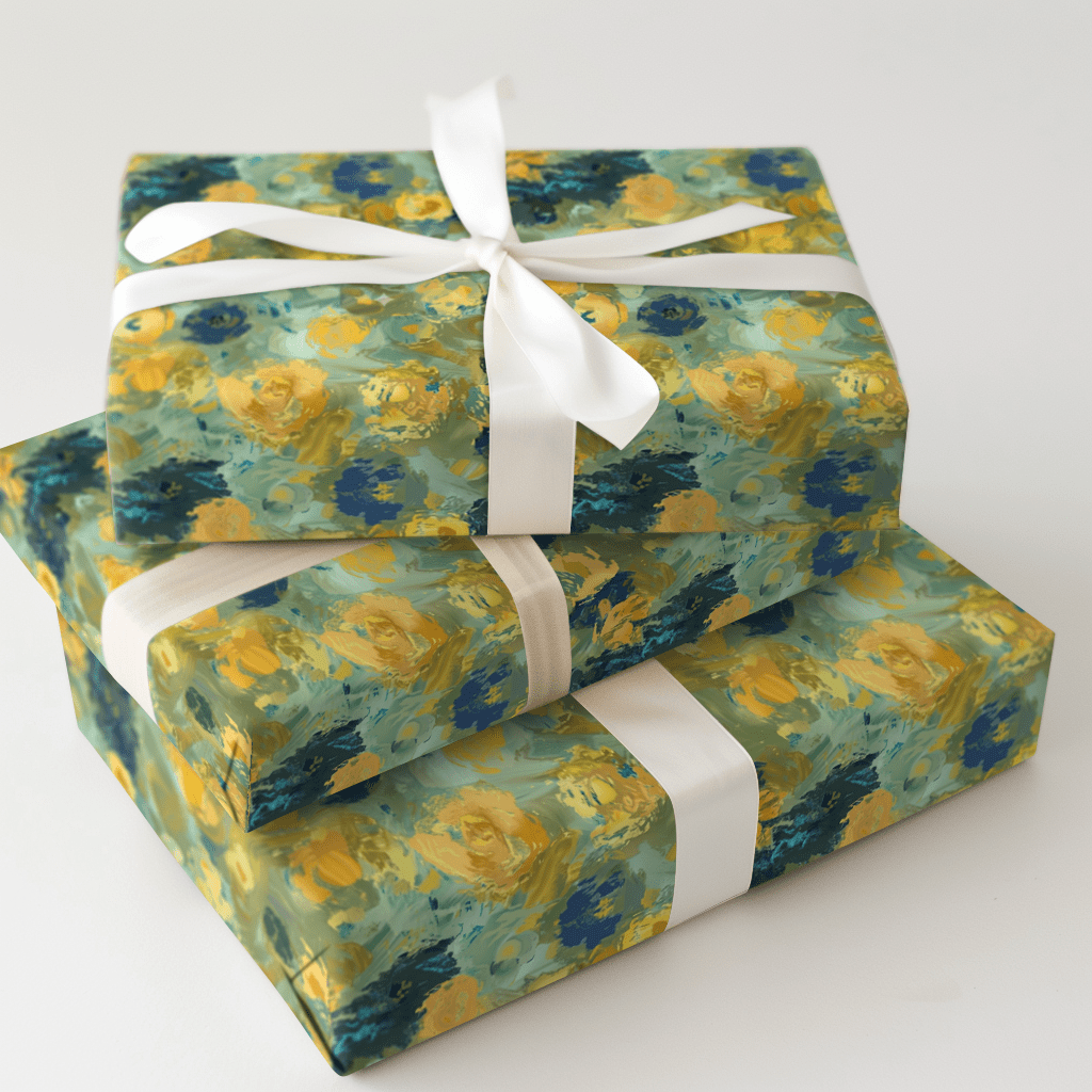 Mona Mosaic Yellow - Wrapping Paper - Aspen & Arlo