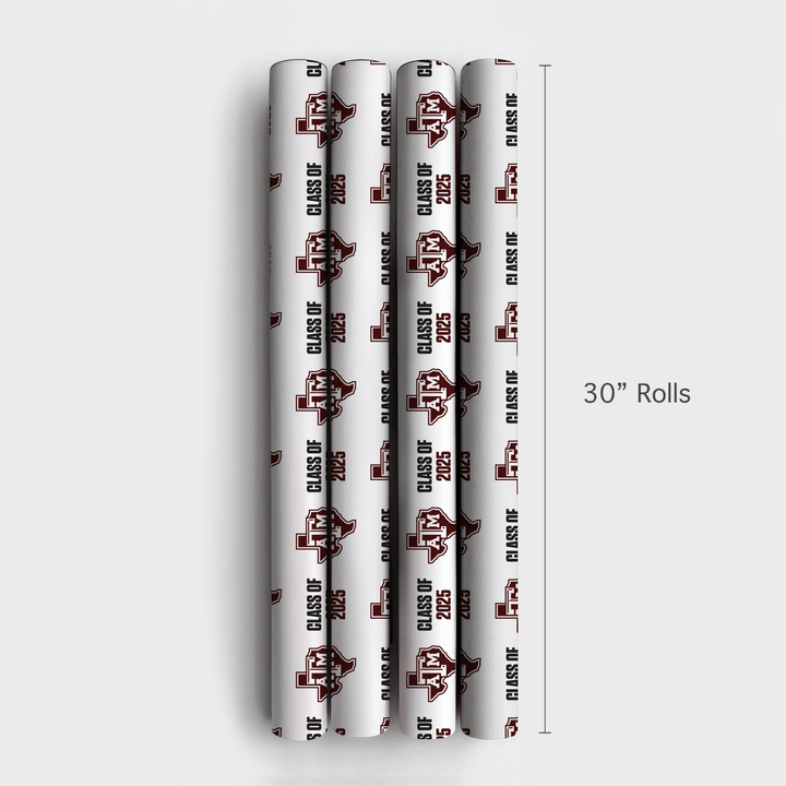 Class of 2025 A&M - Wrapping Paper - Aspen & Arlo
