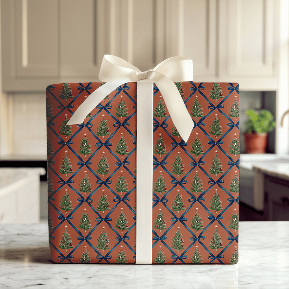 Ribbons & Pines - Wrapping Paper - Aspen & Arlo