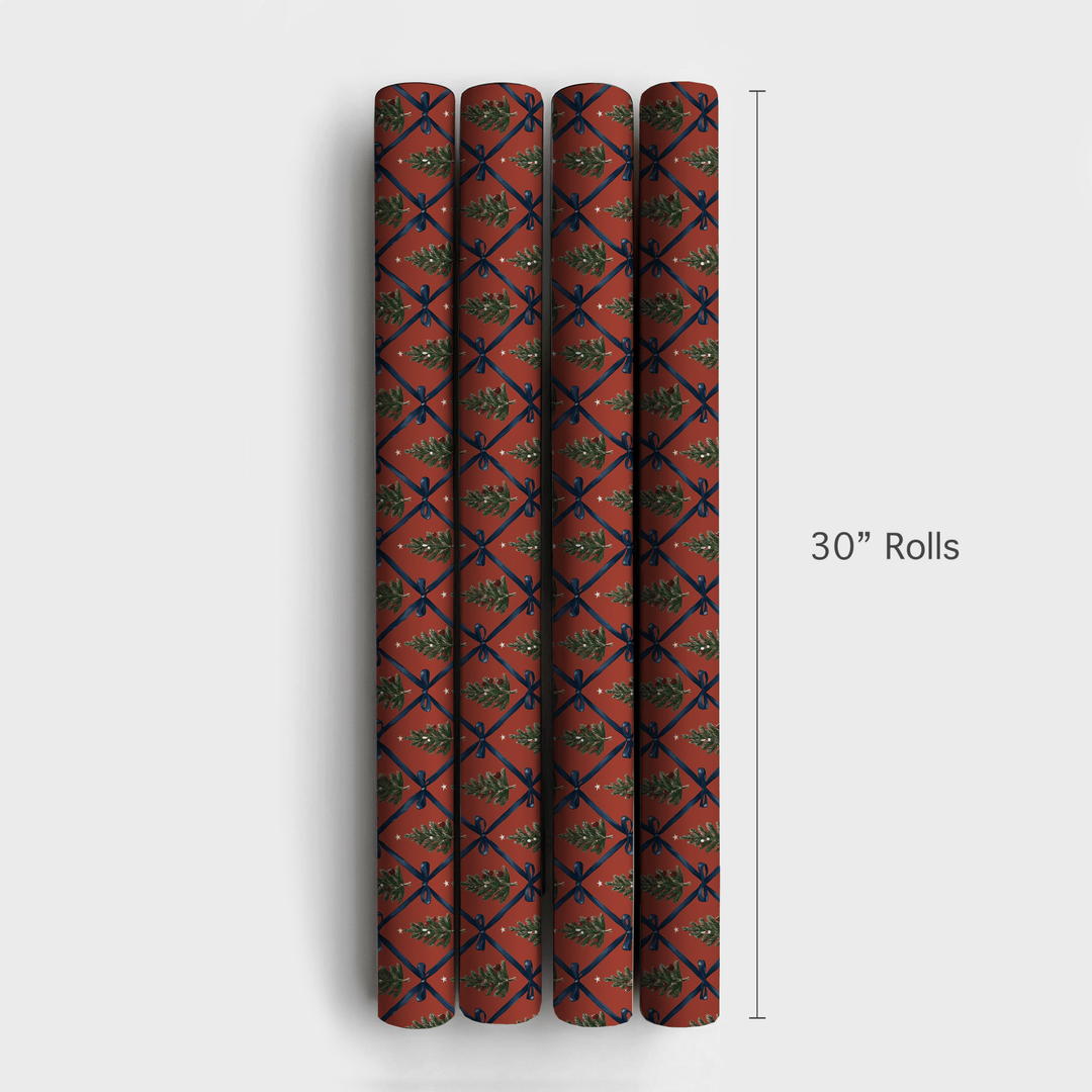 Ribbons & Pines - Wrapping Paper - Aspen & Arlo