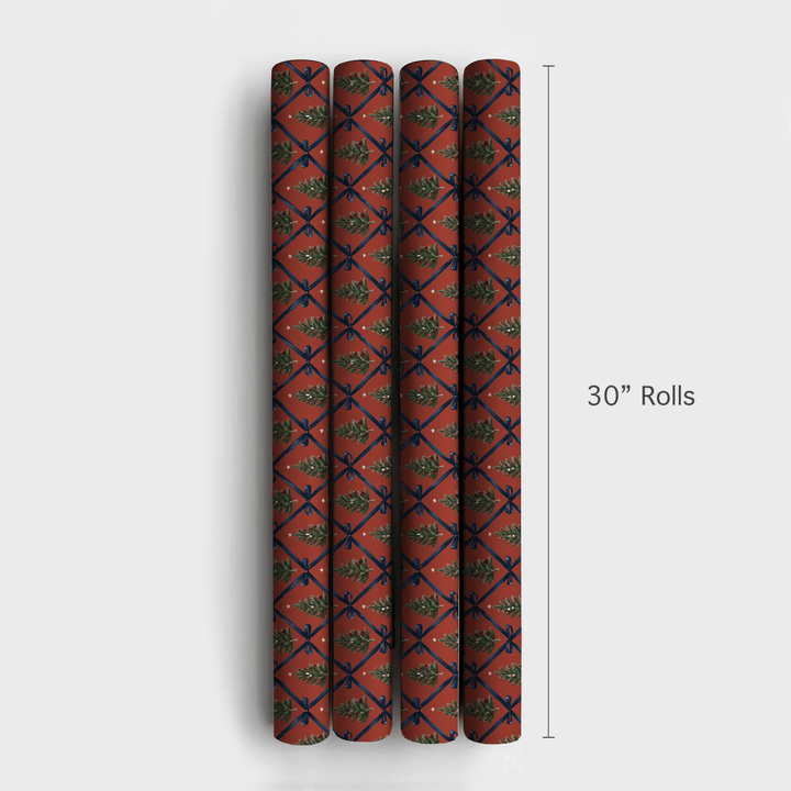 Ribbons & Pines - Wrapping Paper - Aspen & Arlo