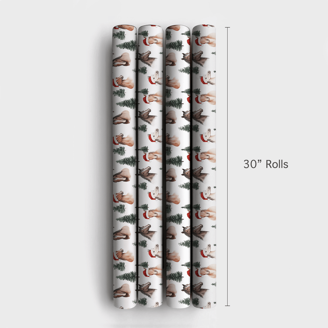 Barn Christmas Card - Wrapping Paper - Aspen & Arlo