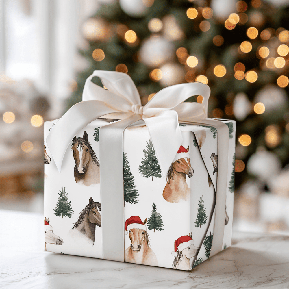 Barn Christmas Card - Wrapping Paper - Aspen & Arlo