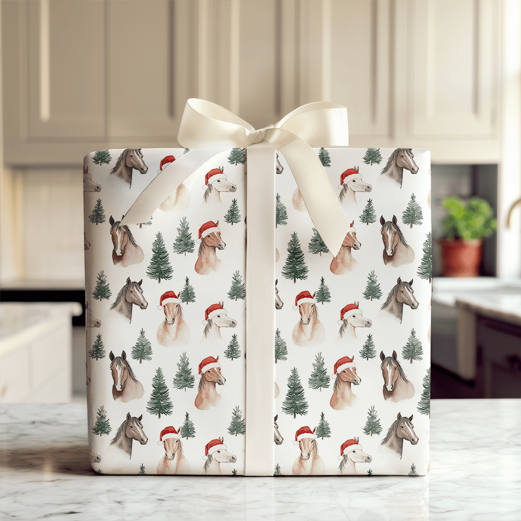 Barn Christmas Card - Wrapping Paper - Aspen & Arlo