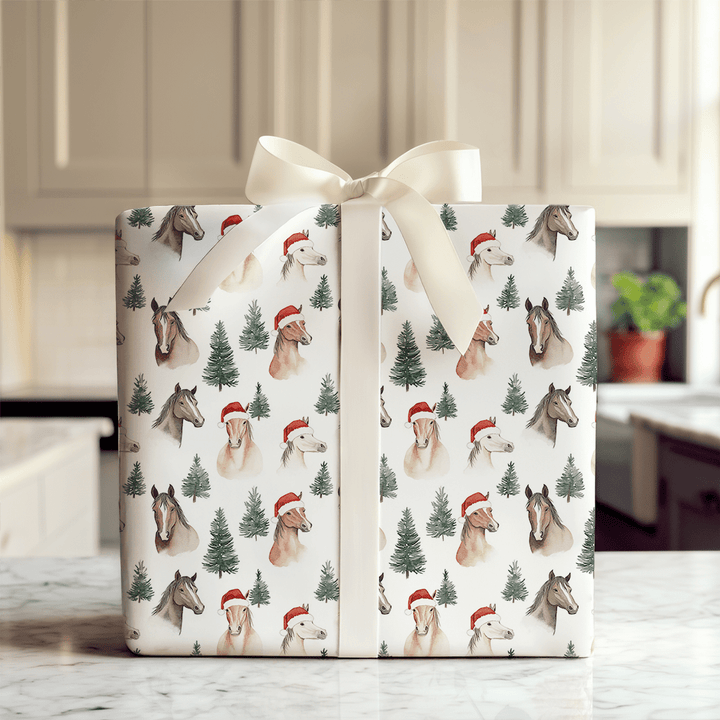 Barn Christmas Card - Wrapping Paper - Aspen & Arlo