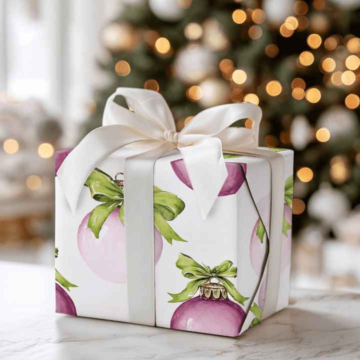 Plum Bauble - Wrapping Paper - Aspen & Arlo