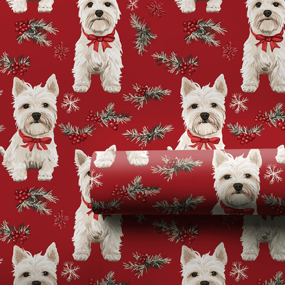 Wheaten Christmas - Wrapping Paper - Aspen & Arlo