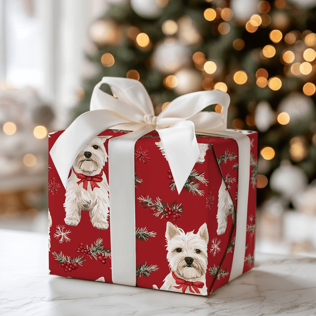 Wheaten Christmas - Wrapping Paper - Aspen & Arlo
