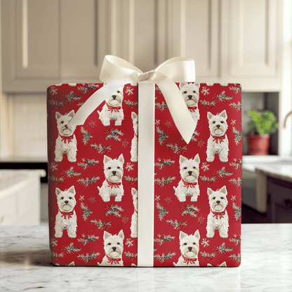 Wheaten Christmas - Wrapping Paper - Aspen & Arlo