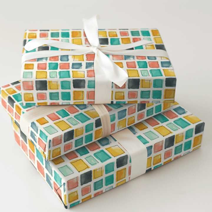 Celebrate Cubes - Wrapping Paper - Aspen & Arlo