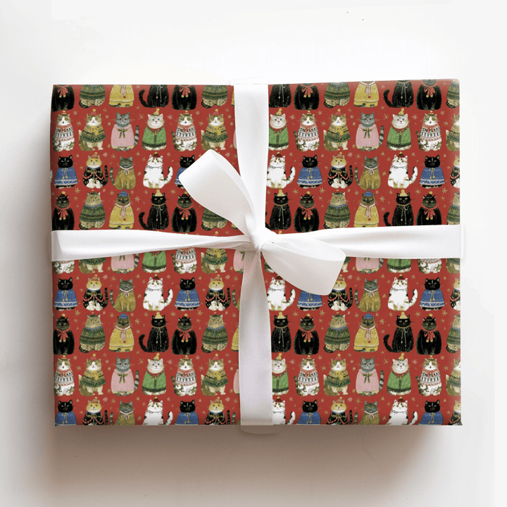 Yule Kittens - Wrapping Paper - Aspen & Arlo