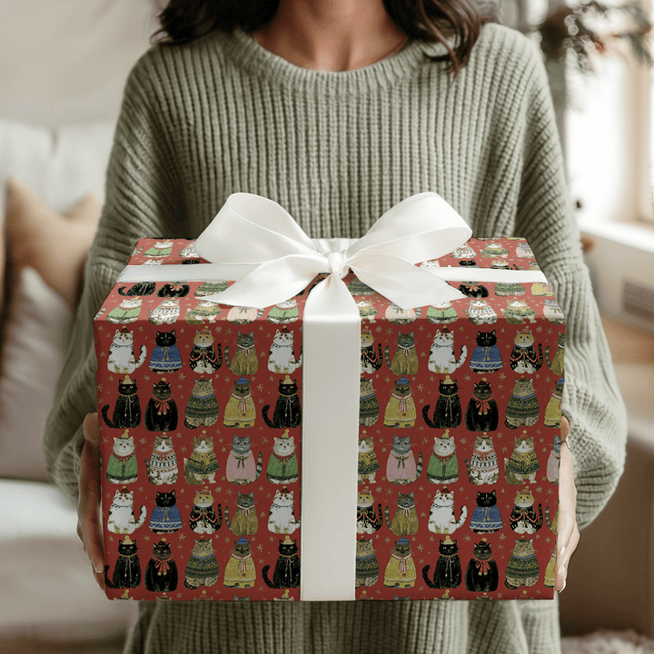 Yule Kittens - Wrapping Paper - Aspen & Arlo